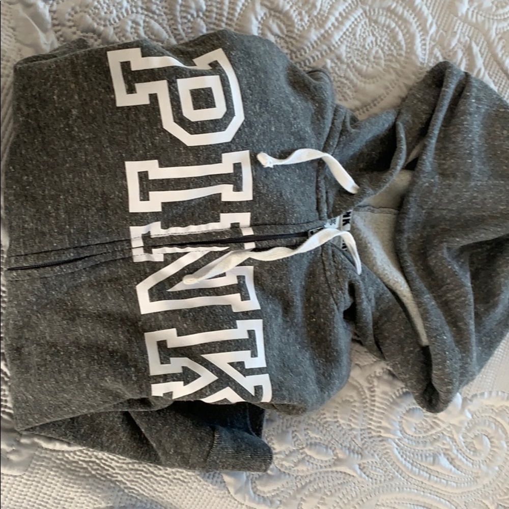 Grey pink jacket